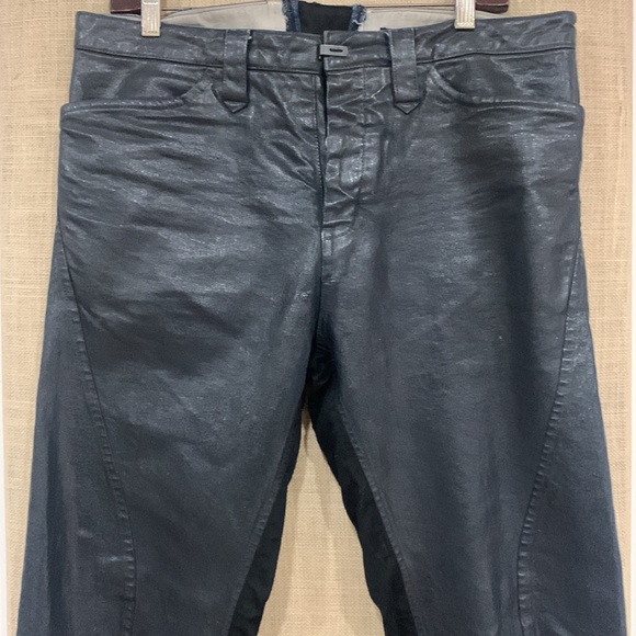 The viridi-anne artisanal hand resin coated segment pants - Picture 2 of 16